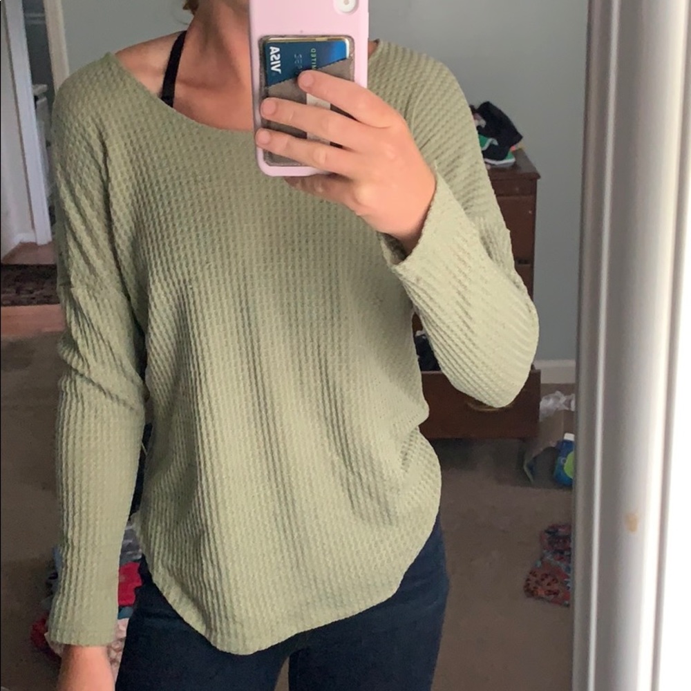 Green sweater
